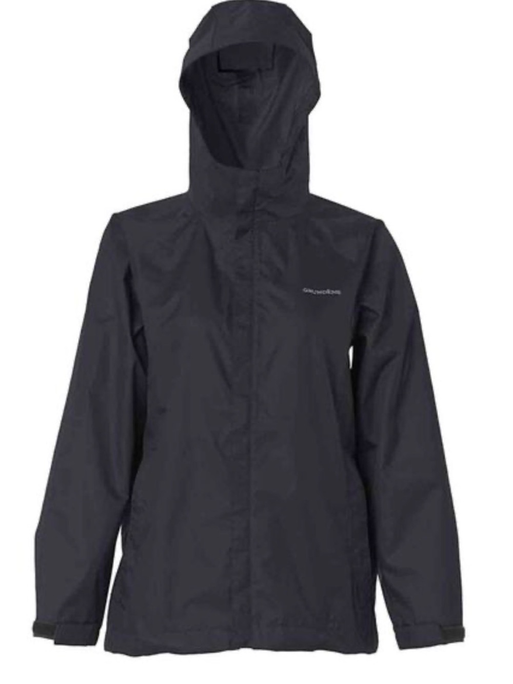 Grundéns Women's Black Hooded Raincoat